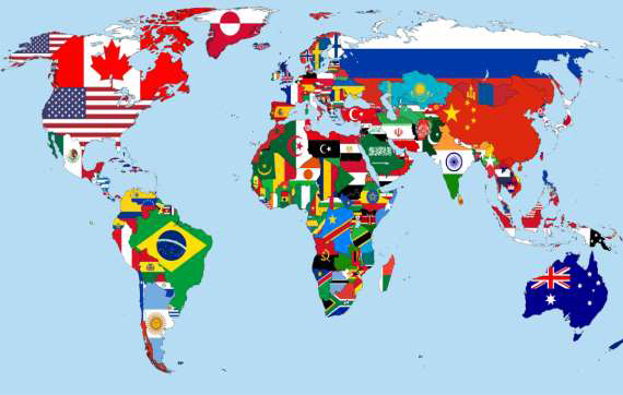أعلام جميع دول العالم