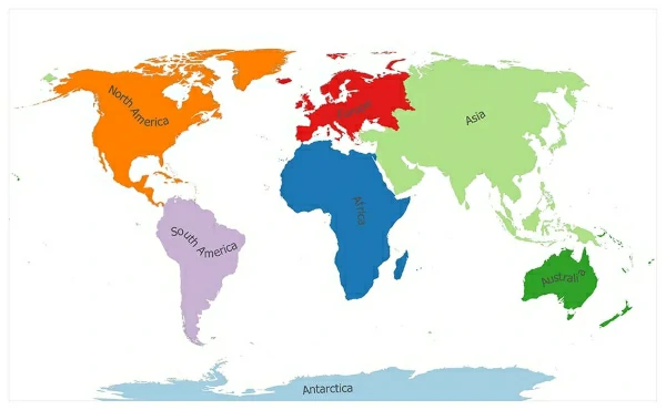 ترتيب أكبر القارات في العالم.webp
